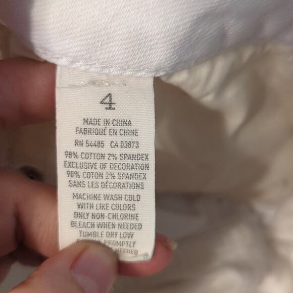 EUC American Eagle White Shorts, 4 - Picture 5 of 5